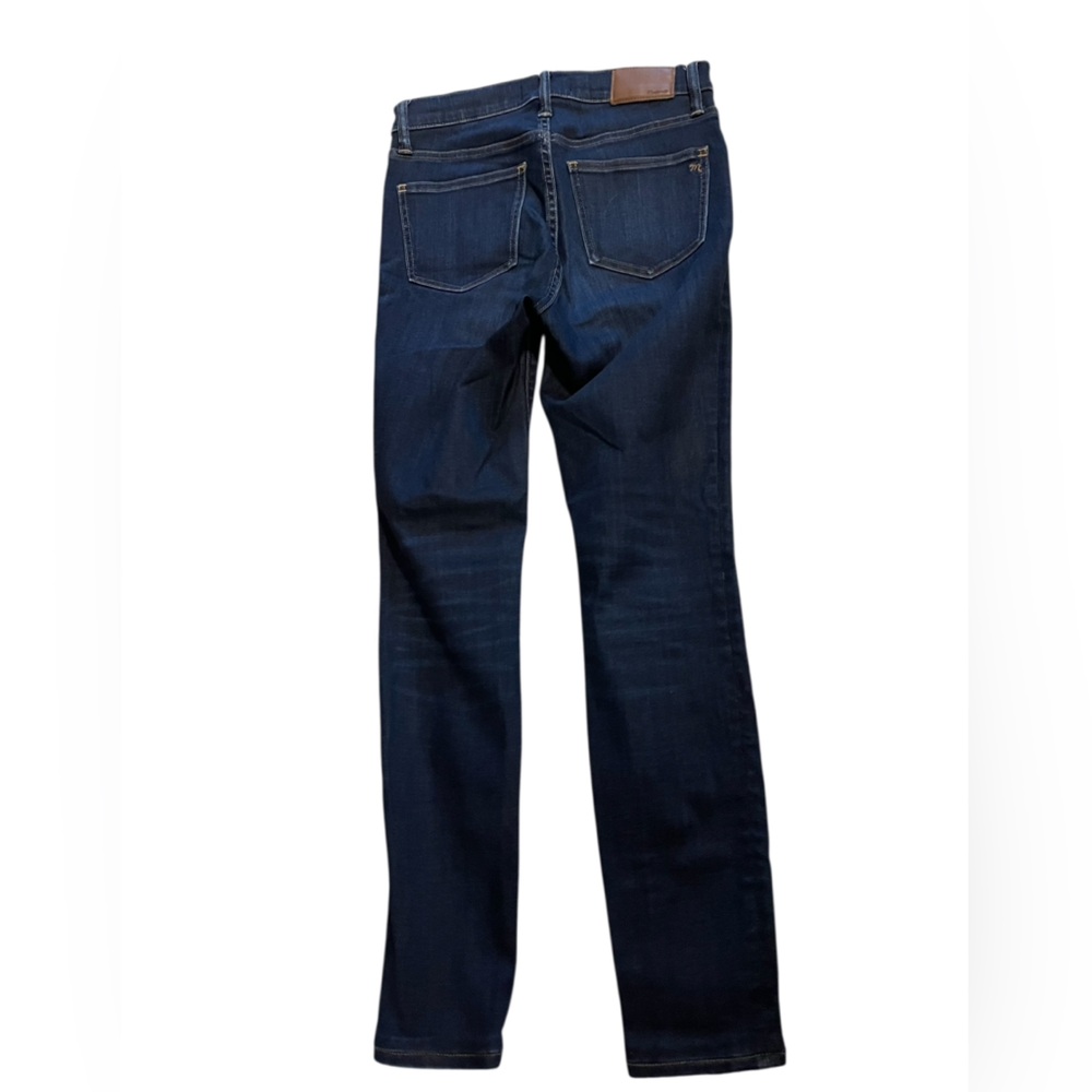 Madewell High-Rise Skinny‎ Jeans 9” Dark Blue Denim Size 26 - Picture 3 of 10